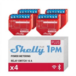 Shelly 1PM Gen4 4er Pack Relais max 16A 1 Kanal Messfunktion WLAN Matter Zigbee Bluetooth Precio: 107.9925. SKU: B1B2TVFZJG