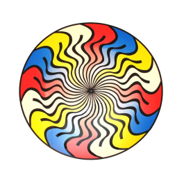 Henbea Rueda Gigante de Plástico Flexible con Efectos Ópticos Diámetro 50 cm Set