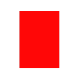 Sadipal Cartulina fluorescente roja 50x65 cm 230 gr