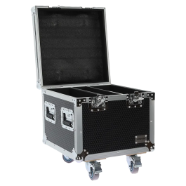Algamlight Flight Case para 2 Blinder FL600V-IP CW WWA con Ruedas y Compartimento