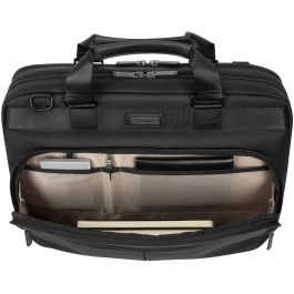 Targus TBT932GL Maletín para Portátil 40,6 cm (16") Negro de Nylon y Poliuretano, Resistente al Agua, con Asa, Correa Hombro y Bloqueable