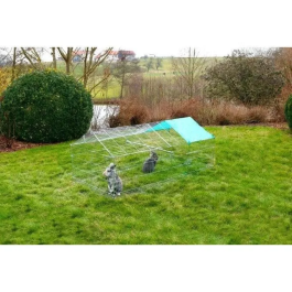 Kerbl 4018653943786 Recinto exterior para roedores - Antiescape - 180 x 90 x 75 cm
