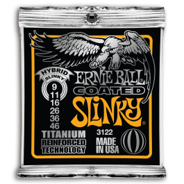 Ernie Ball Juego Cuerdas Eléctrica S. Coated Titanium Hybrid 9-46 Precio: 14.49999991. SKU: B1GYAP7MSB