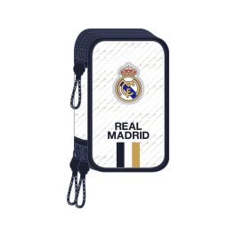 Plumier Triple Real Madrid C.F. Blanco 12.5 x 19.5 x 5.5 cm (36 Piezas) Precio: 21.6900002. SKU: B19CB7P4S8