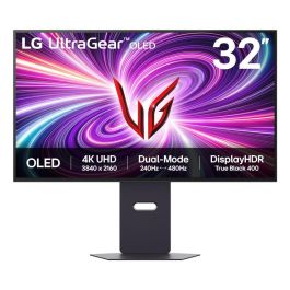 LG 32GRX870A-B Monitor Gaming UltraGear 31.5" 4K UHD OLED 240Hz 0.03ms G-SYNC FreeSync Premium Pro
