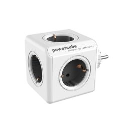 Regleta Enchufes Cubo Allocacoc 100-250 V 13-16A Blanco Regleta Enchufes Cubo Allocacoc 100-250 V 13-16A Blanco