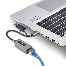 Cable USB Startech C21GA-USB-ETHERNET Gris