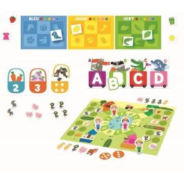 Nathan La Petite Ecole: Caja de Actividades Educativas My Large Small Section para niños +3 años con pizarra y juegos