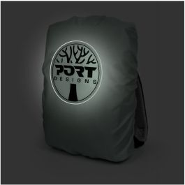 Port Designs Yosemite Eco Mochila para Portátil 13-14" (35.6 cm) Gris - Fabricada con Materiales Reciclados, con Protector de Lluvia