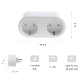 Konyks KON3770008652880 Toma Doble Wi-Fi + BT - Priska Duo Easy EU