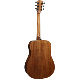 LAG Guitarra Acústica Dreadnought Edición Limitada Blue Burst Azul Tapa Cedro Rojo Macizo Mástil Caoba