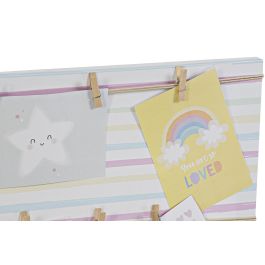 Portafotos Baby DKD Home Decor Multicolor 2 x 50 x 50 cm