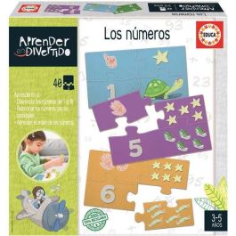 Educa Juego Aprender es Divertido Los Números con 40 Piezas Encajables