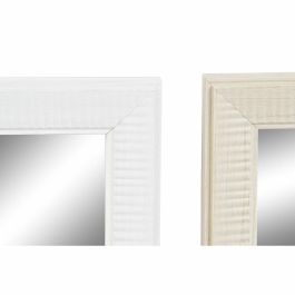 Espejo de pared DKD Home Decor Cristal Natural Marrón Blanco Gris oscuro PS 4 Unidades (36 x 2 x 66 cm) Espejo de pared DKD Home Decor Cristal Natural Marrón Blanco Gris oscuro PS 4 Unidades (36 x 2 x 66 cm)