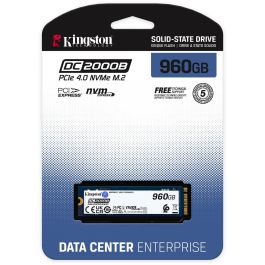 Kingston DC2000B SSD Enterprise Server M.2 960GB NVMe PCIe 4.0 x4 2280 - Lectura 7000 MB/s, Escritura 1300 MB/s