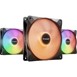 be quiet! LIGHT WINGS LX 120mm PWM high-speed Triple-Pack Ventilador PC RGB Color Multi 2100 RPM con 16 LED Aspas Negras 3 Unidades Tornillos Incluidos Precio: 78.78999942. SKU: B1GC6X6MP7