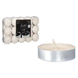 Acorde Set 30 Velas Tea Light Blancas 3H - Set de 30 Velas Pequeñas de Cera 18.7x2.7x11.2 cm (24 Unidades) Precio: 34.59000017. SKU: B1EWJKVBG7