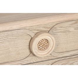 DKD Home Decor Mueble TV Romántico Natural 120 x 40 x 50 cm Colección Morefond