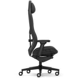 Fractal Design FD-CH-RE1F-01 Silla Gaming Refine Fabric Dark, Peso Máximo 125 kg, Respaldo y Reposabrazos Ajustables, Color Negro