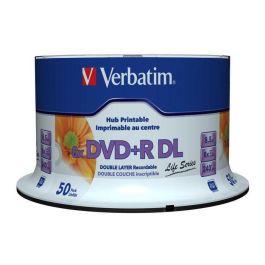 Verbatim DVD+R Double Layer Inkjet Printable 8x Life Series, 50pcs Precio: 83.49999944. SKU: B183D3QENW