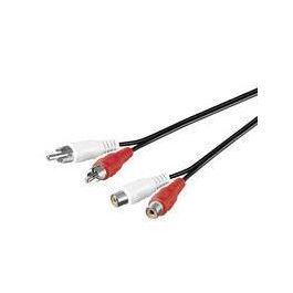 MicroConnect Stereo RCA Extension Cable; 2 x RCA male to RCA female, 1.5 m Precio: 2.50000036. SKU: B128D9QJF7