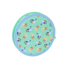 Portatodo Bluey Sisters Aguamarina 18 Piezas