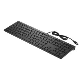 HP Pavilion 300 Teclado con Cable USB, Diseño Delgado, Alta Precisión y Confort para Mayor Productividad, Español (ESP)