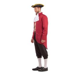 Disfraz hombre colonial chaqueta, pantalón, chaleco y chorrera talla XXL Disfraz hombre colonial chaqueta, pantalón, chaleco y chorrera talla XXL