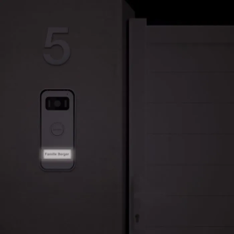 Avidsen 112291 Videoportero con Cable 7" Efecto Espejo con Apertura de Cancela