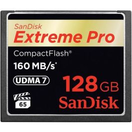 SanDisk Tarjeta de Memoria CompactFlash Extreme Pro 128GB, 160MB/s Lectura, 150MB/s Escritura, para Cámaras Reflex y Video 4K Precio: 143.49999961. SKU: B1JQHLVVX8