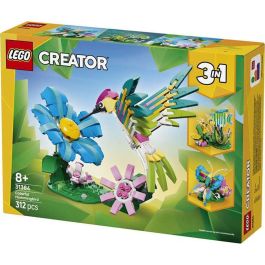 Lego Creator 3 en 1 Juego de Construcción Fauna Salvaje: Colibrí de Colores, Juguete para Niños y Niñas a Partir de 8 Meses (31144) Precio: 28.69000024. SKU: B1EVEKYF4F