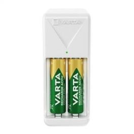 Varta Cargador de Pilas 2 AA/AAA Mini con 2xAAA 800 mAh, Carga Lenta y Seguridad Integral, Blanco Precio: 11.88999966. SKU: S0448078