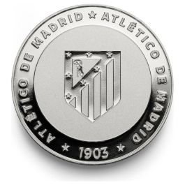 Atlético de Madrid Classic 2025-26 Moneda Oficial Coraje y Corazón Edición Coleccionista