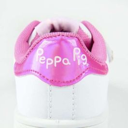 Cerdá T026 Zapatillas Deportivas Infantiles Peppa Pig con Suela de PVC Color Blanco Talla 26