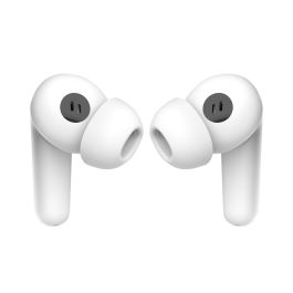 muvit for change auriculares estéreo true wireless ANC+ENC blancos