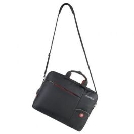 Maletín Monray Hangar para Portátiles hasta 15.6"/ Cinta para Trolley/ Negro