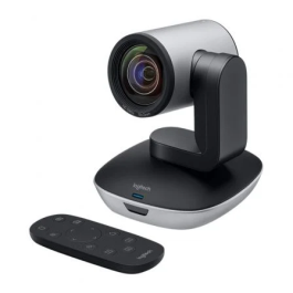 Logitech 960-001186 Cámara PTZ Pro 2 Full HD 1080p 30fps Zoom Óptico 10x Ángulo 90° Negro Gris