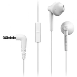 Auriculares con Micrófono Panasonic RP-TCM55E-W Blanco Precio: 10.78999955. SKU: B1AKX37TCZ