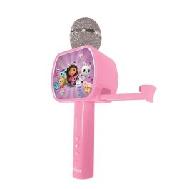 LEXIBOOK Micrófono Bluetooth La Casa de Muñecas de Gabby con Cambio de Voz y Altavoz Incorporado