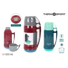 Termo plástico con taza 1L - Thermosport (12 Unidades) Termo plástico con taza 1L - Thermosport (12 Unidades) Precio: 65.49999951. SKU: B1449CY8DY
