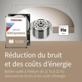 Toshiba TOS1690884109675 Disco Duro Interno NAS N300 14 TB 7200 rpm Alta Fiabilidad para Servidores RAID