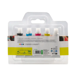 Liderpapel Tempera en tubo de 12 ml estuche de 5 tubos colores primarios surtidos
