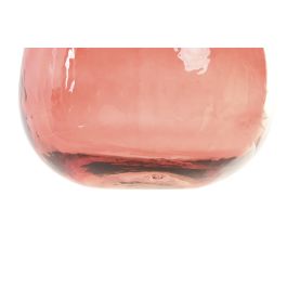 DKD Home Decor Jarrón Moderno de Cristal Granate 16 x 19 x 16 cm (4 Unidades)