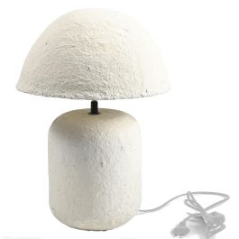 DKD Home Decor Lámpara Sobremesa Blanco 30 x 53 x 30 cm