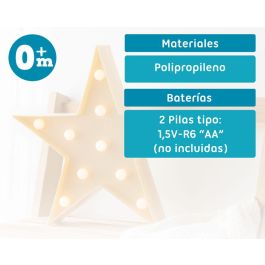 Estrella 27.5*27.5*4.5 cm Led Amarillo