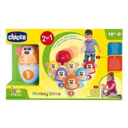 Juego de bolos animales con pelota 11x15x9 cm