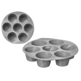 Kinvara Molde para Freidora de Aire de Silicona con 7 Compartimentos, Gris, 21 x 21 x 4.5 cm (Set de 24) Precio: 35.50000003. SKU: B19GDYAKBT