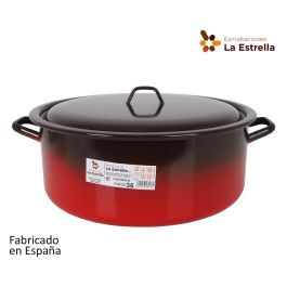 La Estrella Cacerola Esmaltada con Tapa 36 cm - 15 L "Fuego" (2 Unidades) Precio: 106.50000009. SKU: B14Q3Z2XF7