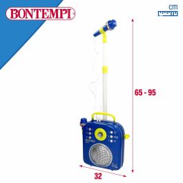 Altavoz con Micrófono Karaoke Bontempi 2 Unidades Altavoz con Micrófono Karaoke Bontempi 2 Unidades
