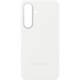 SAMSUNG Funda de Silicona para Samsung Galaxy S25 FE, Protectora Antiamarilleamiento, Blanco